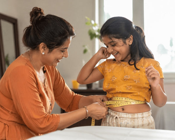 How to Get the Perfect Fit for Kids' Ethnic Wear | Pehnara Size Guide