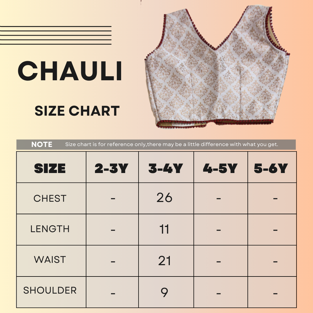 Elegant Ivory & Maroon Kids Ghaghra Choli with Dupatta – Traditional Indian Ethnic Wear for Girls (Adjustable Fit)
