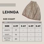 Golden Elegance Kids Lehenga Choli Set with Maroon Dupatta – Premium Festive Outfit